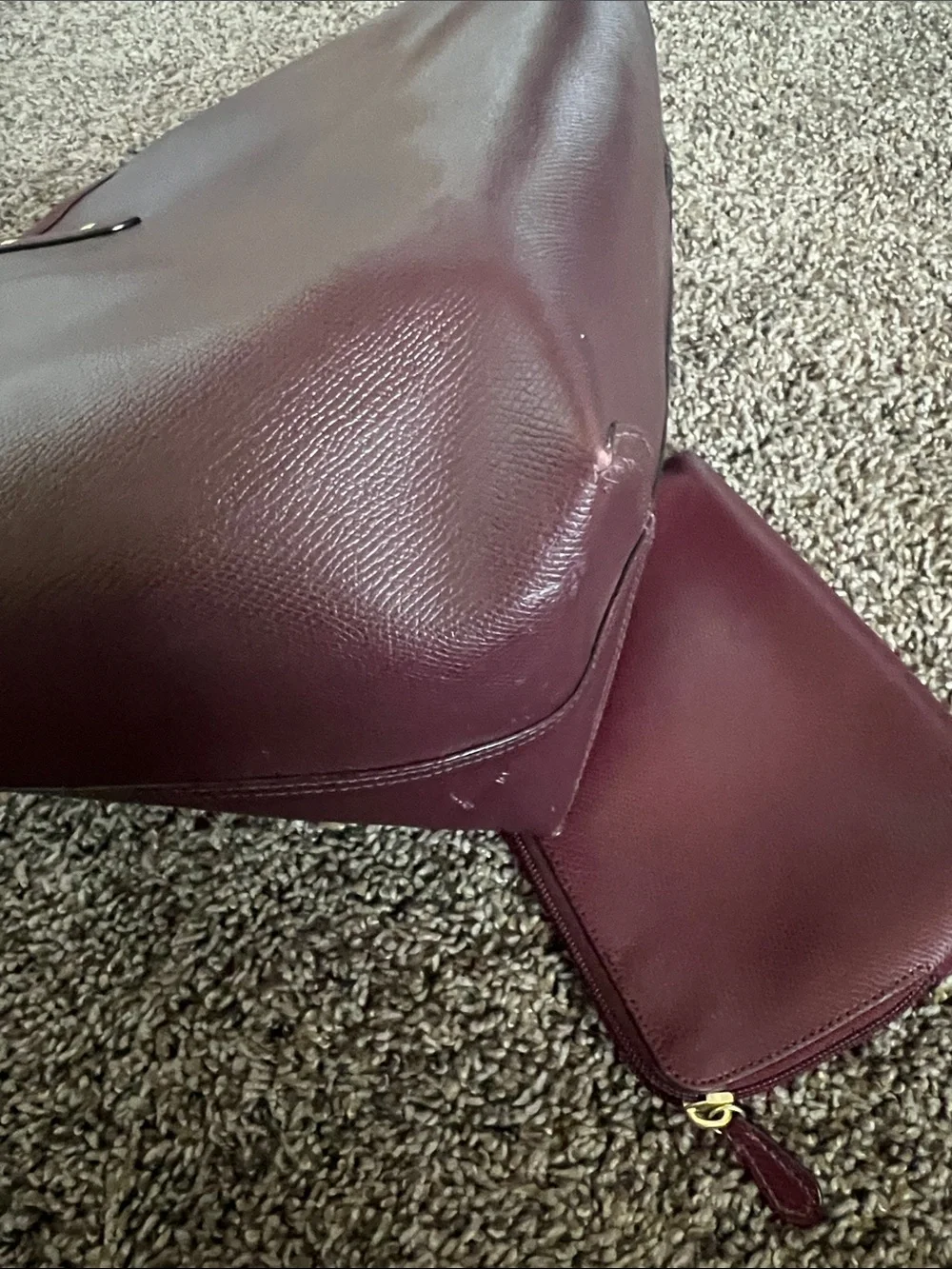 Leather tote bag, Coach Reversible City Tote